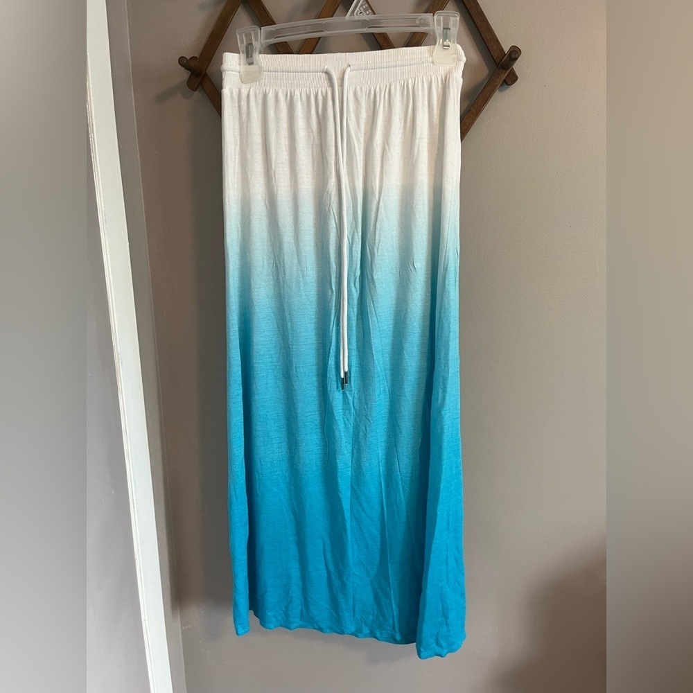 Aeropostale ocean vibes pull on draw sting cotton midi skirt S